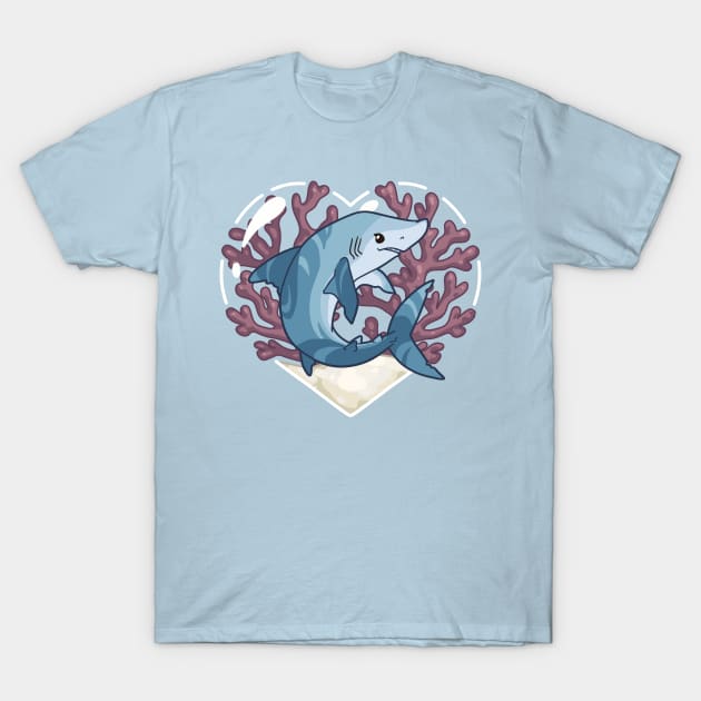 SCARF, the Mako Shark T-Shirt by bytesizetreasure